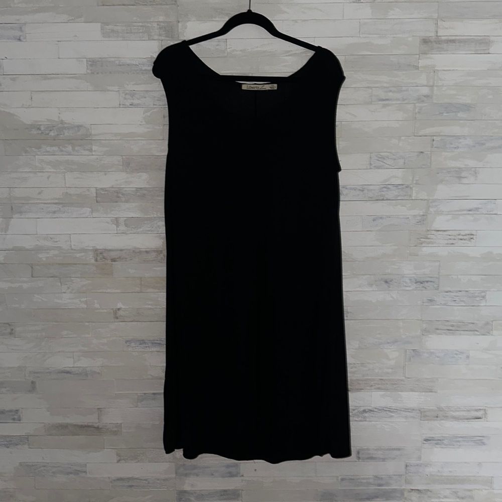 Woman Dress Sleeveless Black 1XL Liberty Love